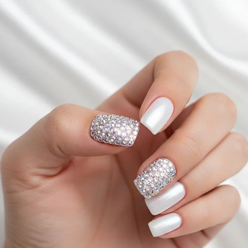 Rhinestone Nail Ideas