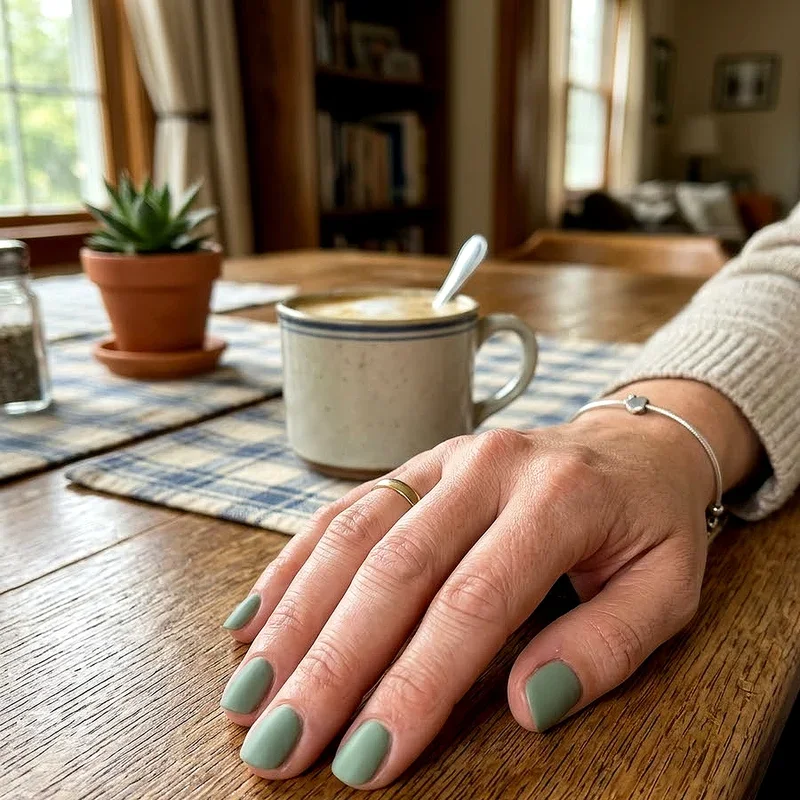 One-Color Short Nail Ideas
