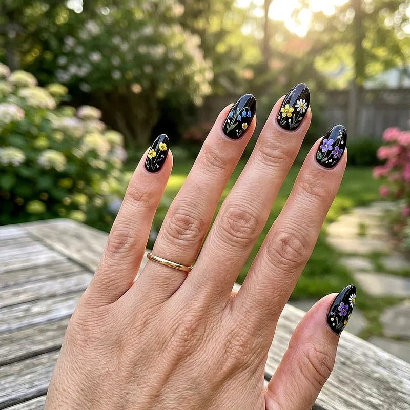 Dark Spring Nail Ideas