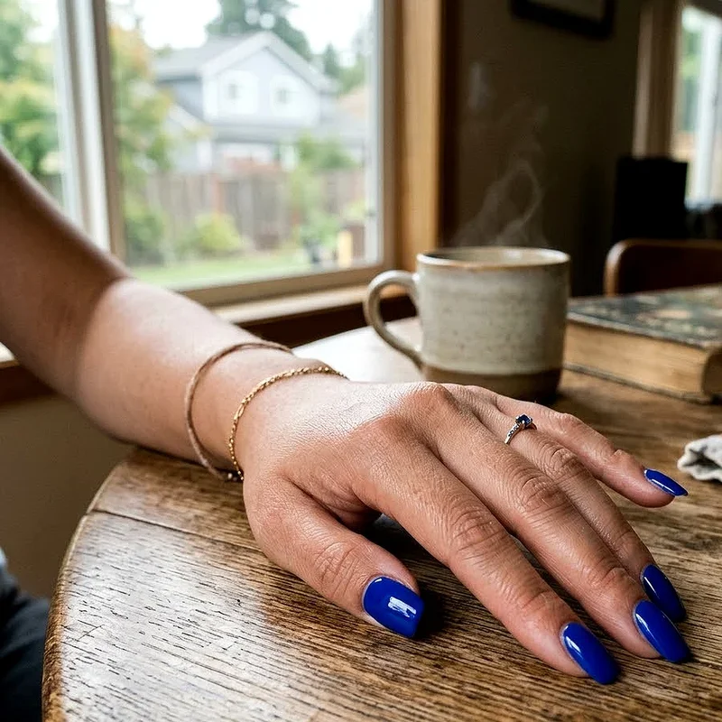 Cobalt Blue Nail Ideas