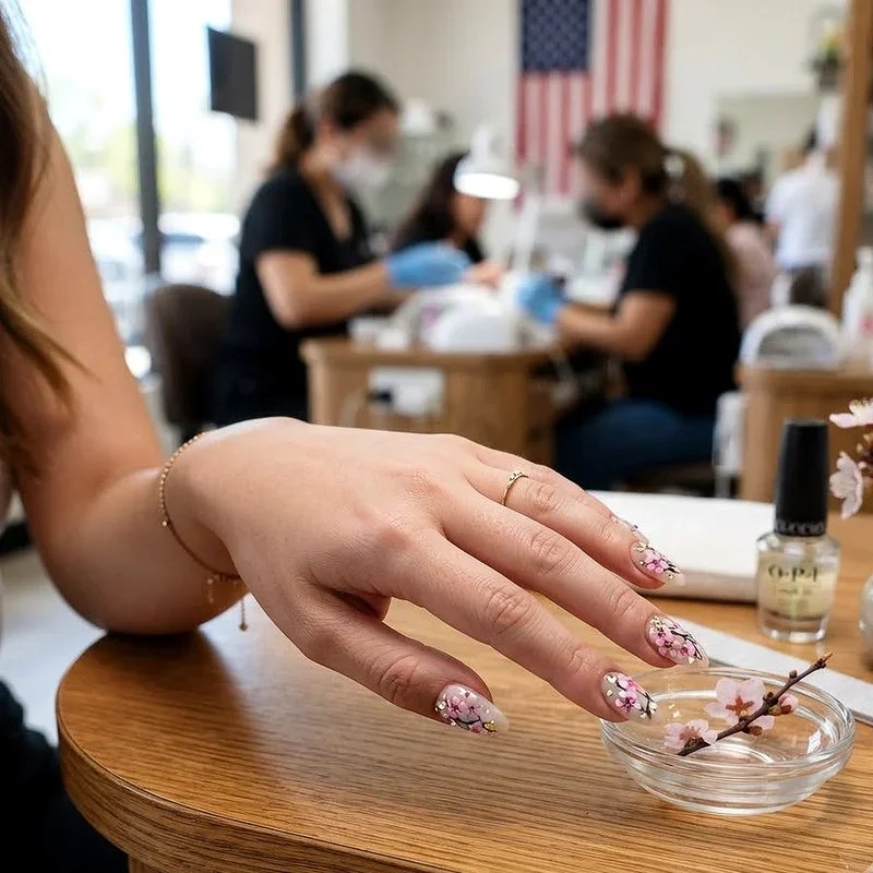 Cherry Blossom Nail Design Ideas
