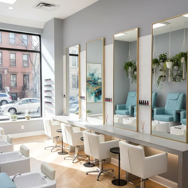Modern Nail Salon Design Ideas