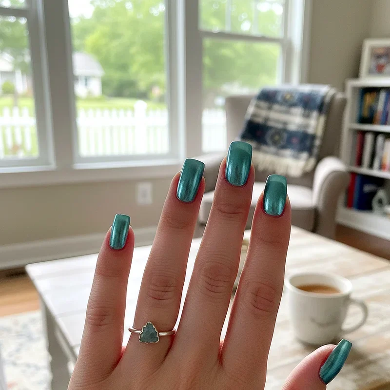 Aquamarine Nail Ideas