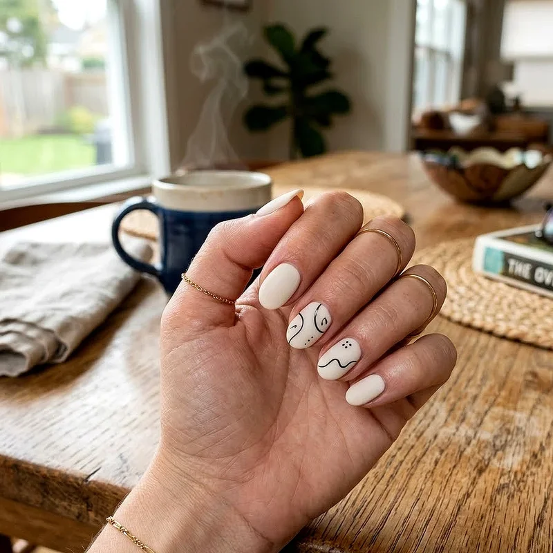 Off White Nail Ideas