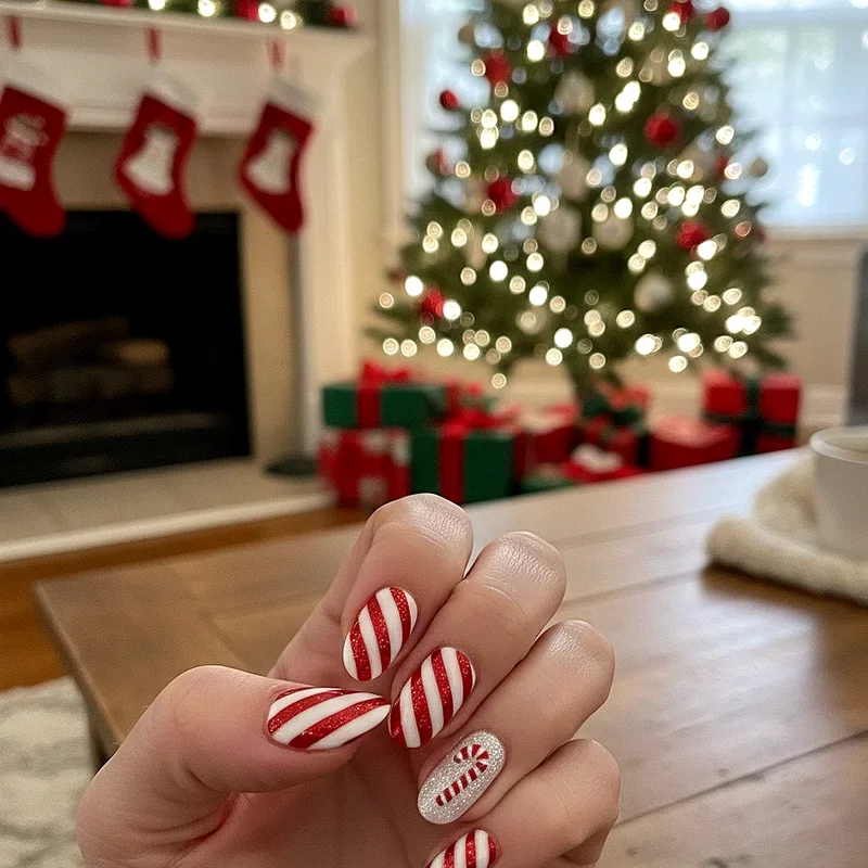Christmas Short Nail Ideas