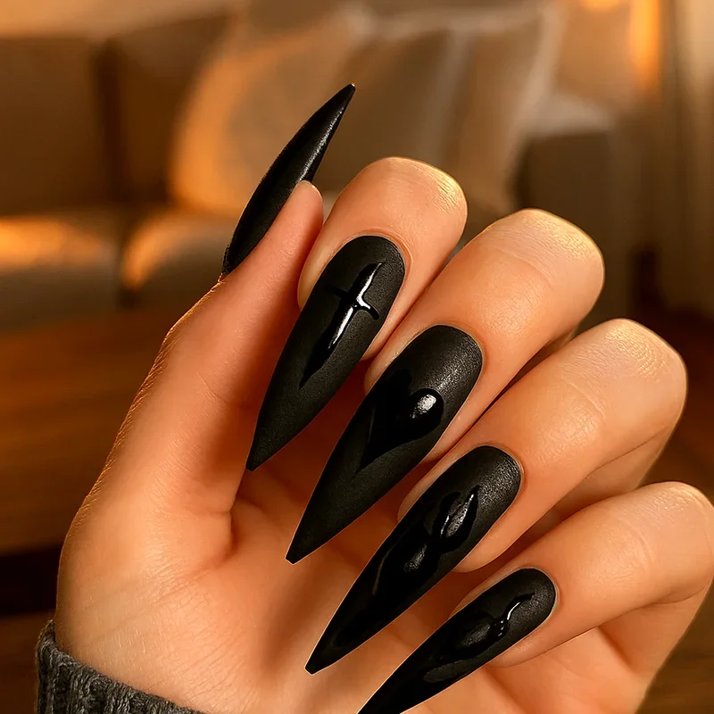 15 Gothic Nail Ideas to Elevate Your Dark Glam Style