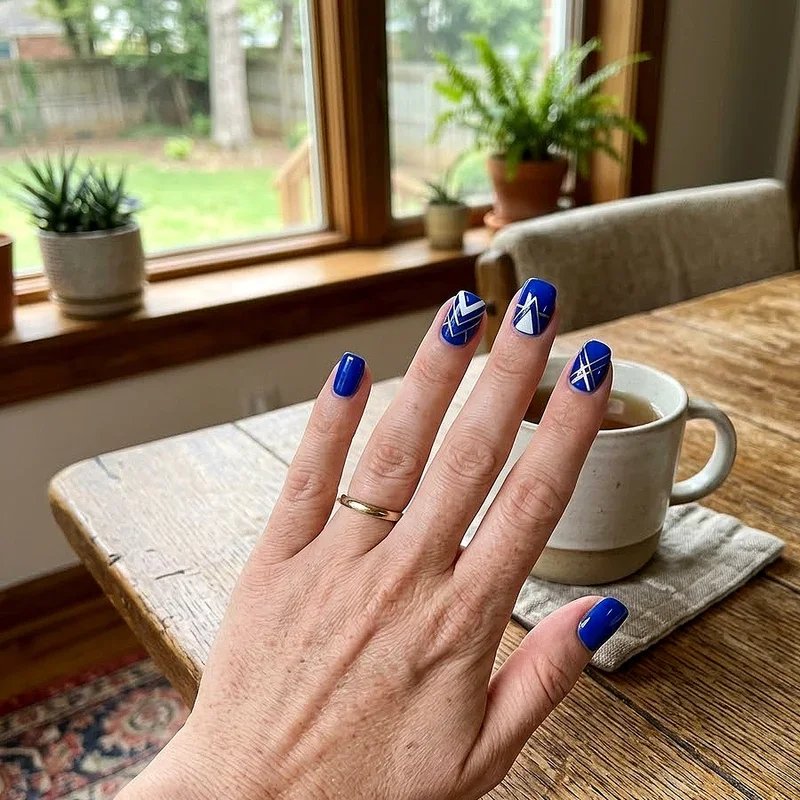 Cobalt Blue Nail Ideas