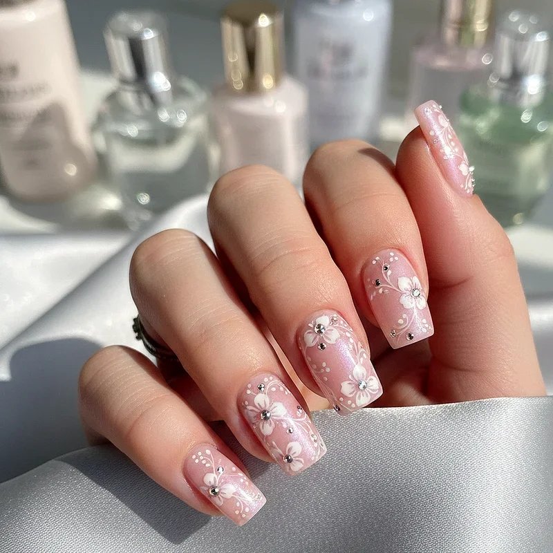 Rhinestone Nail Ideas
