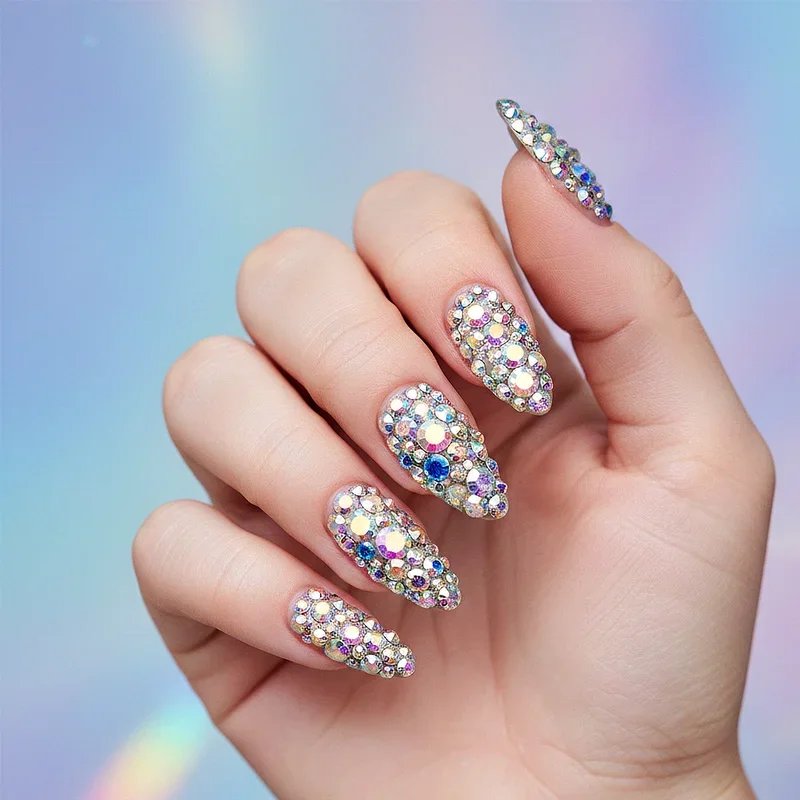 Rhinestone Nail Ideas