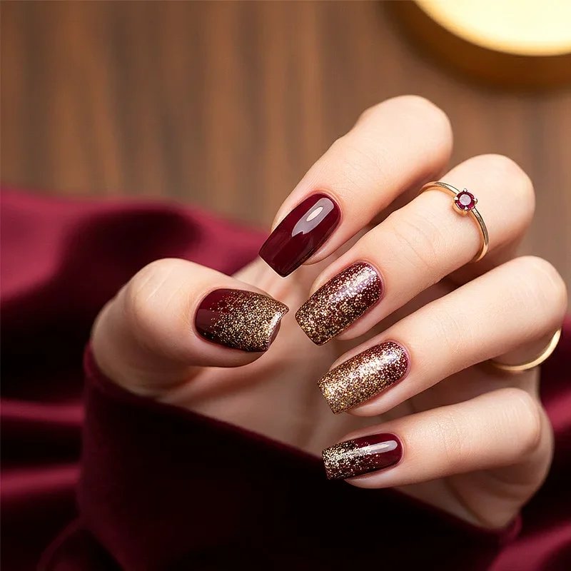 Burgundy Nail Ideas