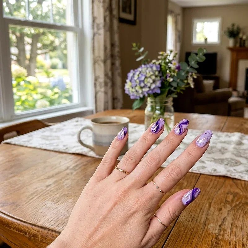 Summer Purple Nail Ideas