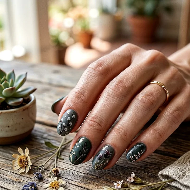 15 Dark Spring Nail Ideas to Elevate Your Manicure