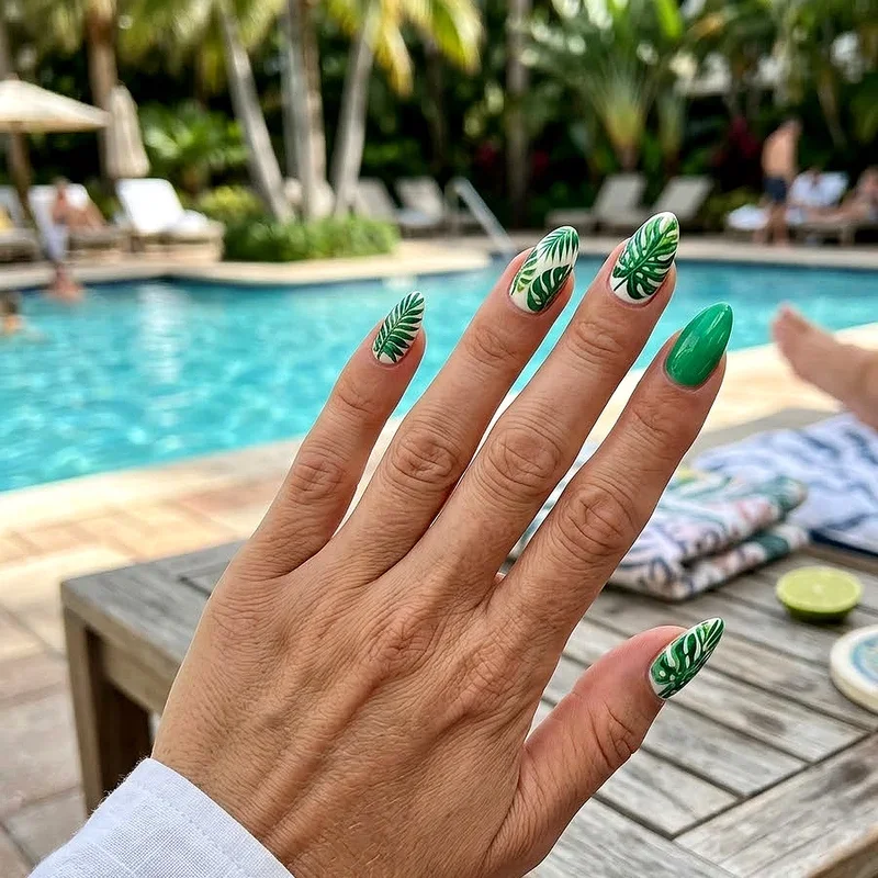 Summer Almond Nail Ideas