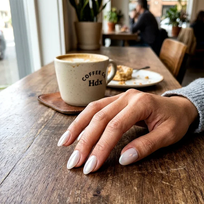 Short Almond Acrylic Nail Ideas