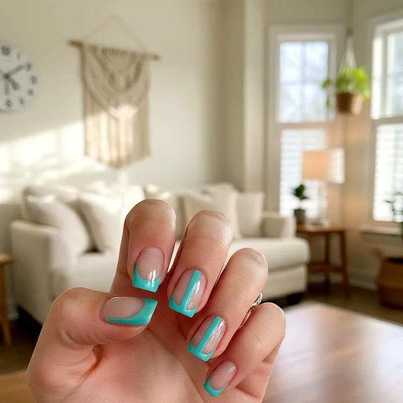 Aquamarine Nail Ideas