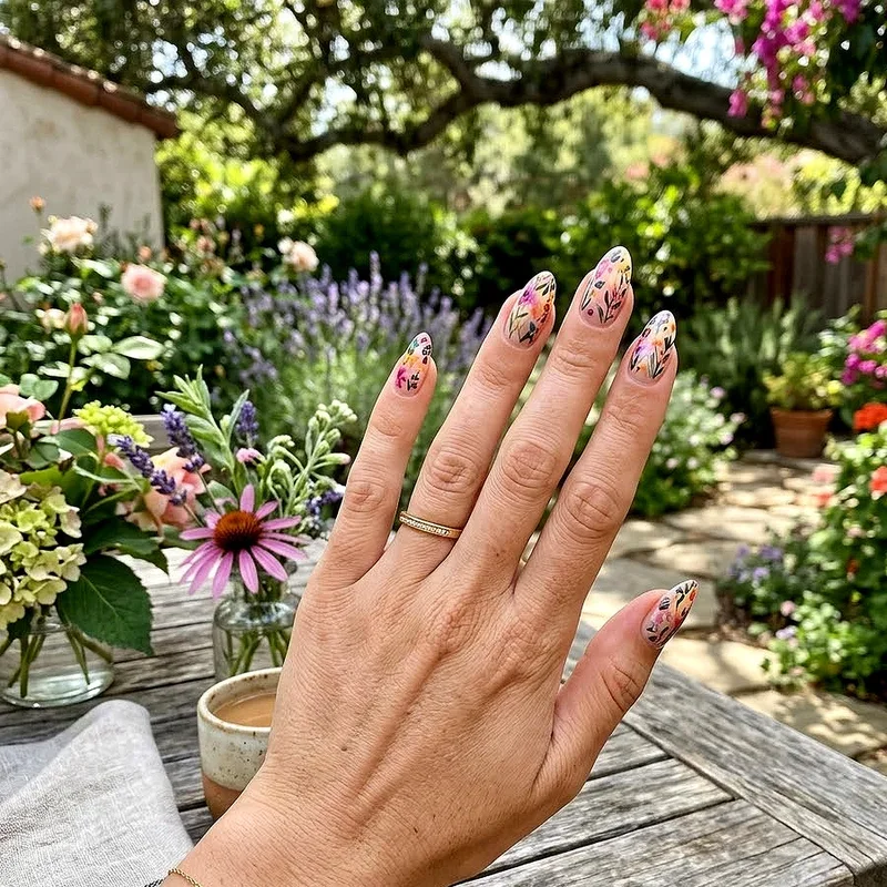 Summer Almond Nail Ideas