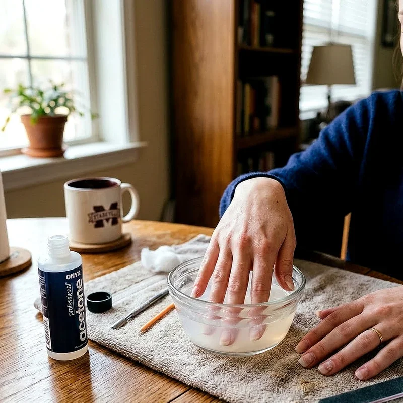 How to Soften Nail Glue