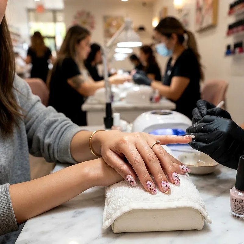 Cherry Blossom Nail Design Ideas
