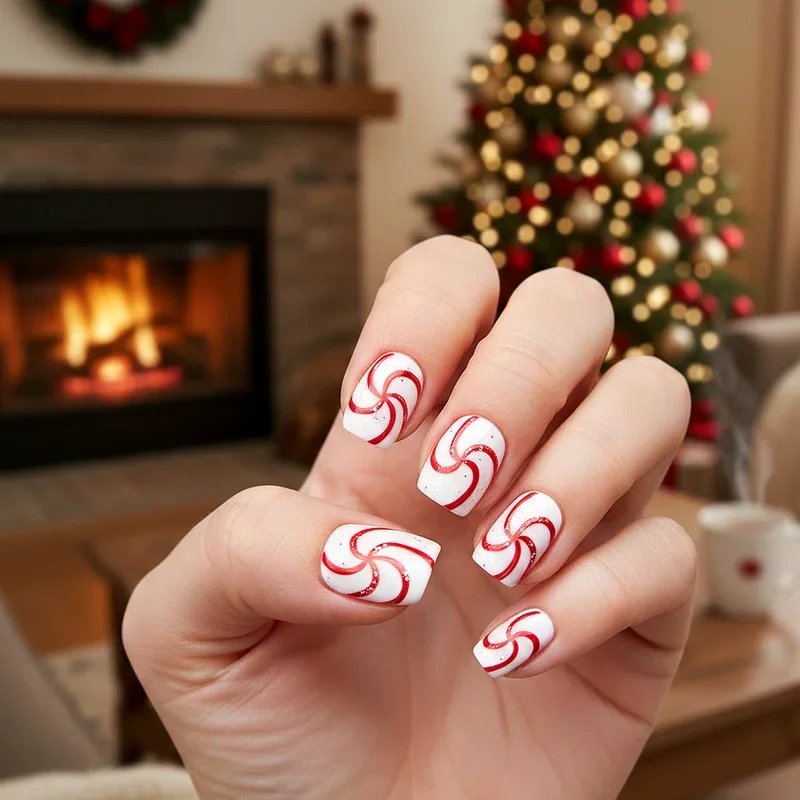 Christmas Short Nail Ideas