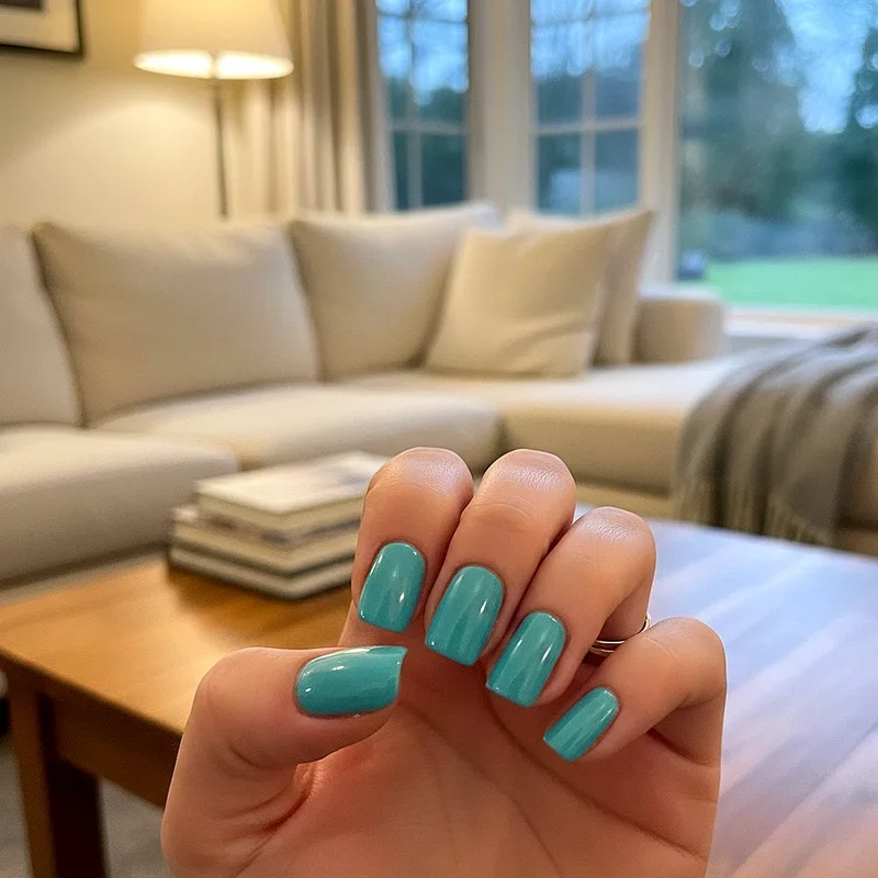 Aquamarine Nail Ideas
