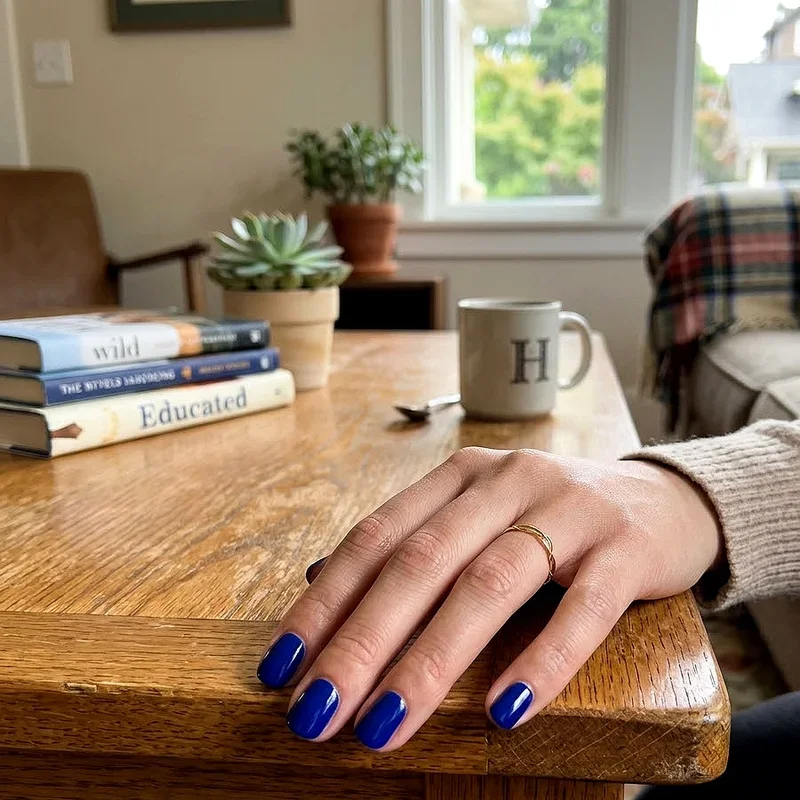 Cobalt Blue Nail Ideas