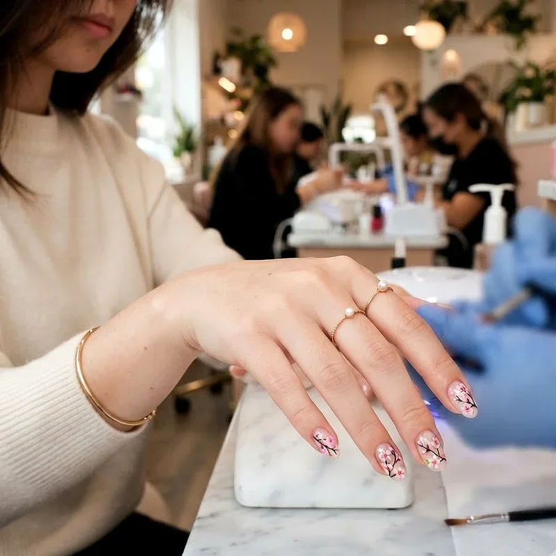 Cherry Blossom Nail Design Ideas