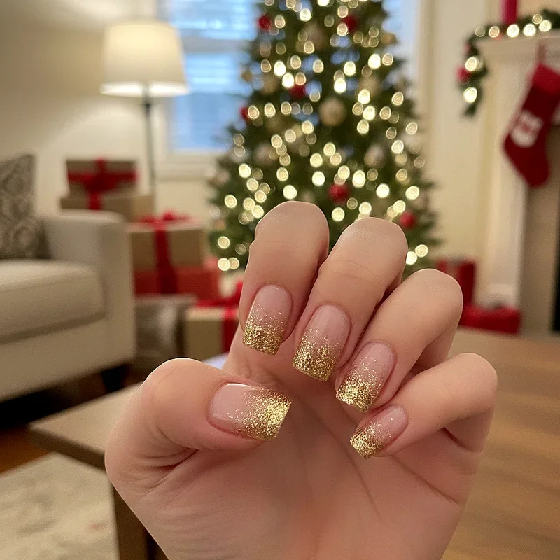 Christmas Short Nail Ideas