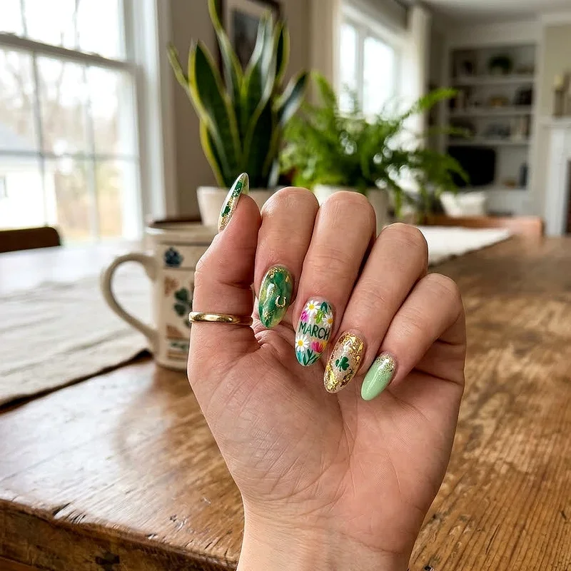 Acrylic March Nail Ideas