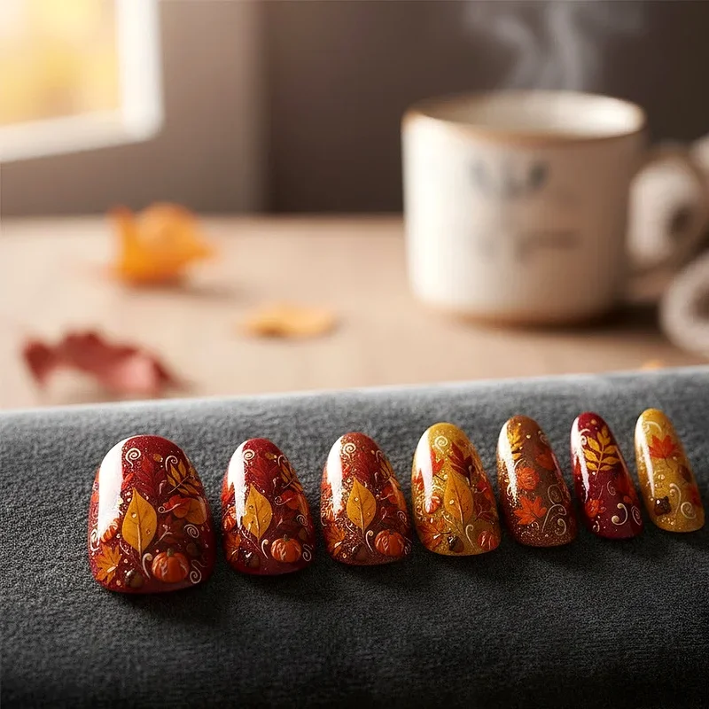 15 Autumn Nail Ideas for a Cozy Seasonal Look