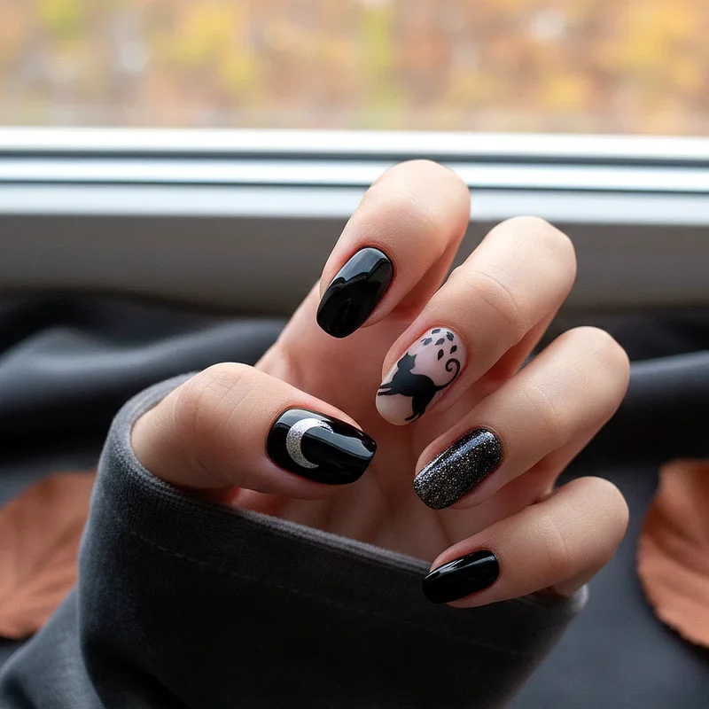 Black Fall Nail Ideas