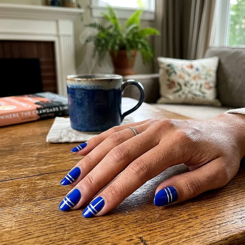 Cobalt Blue Nail Ideas