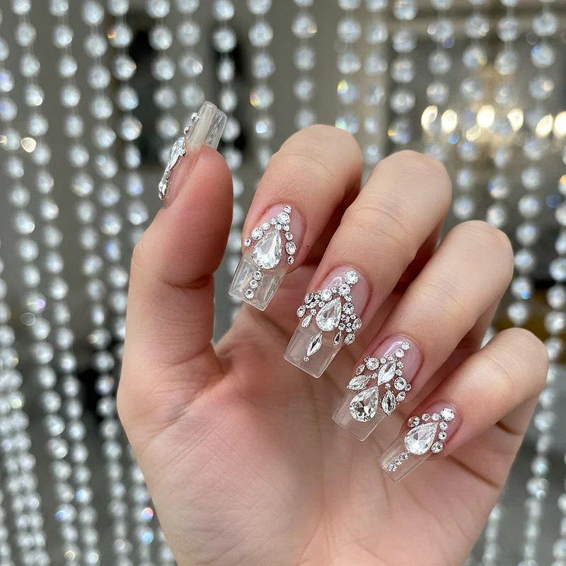 Rhinestone Nail Ideas
