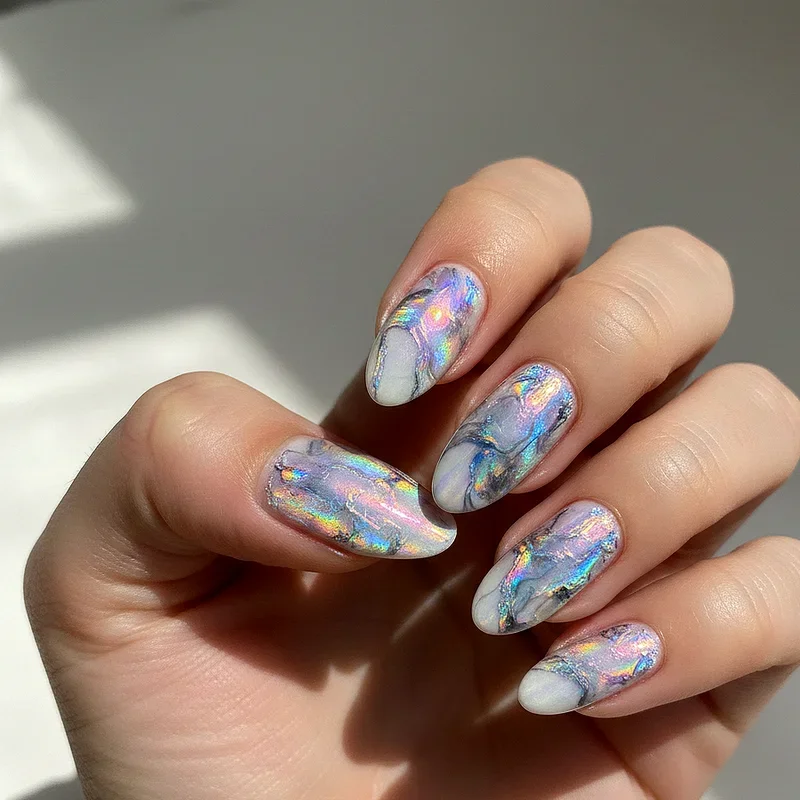 Holographic Nail Ideas