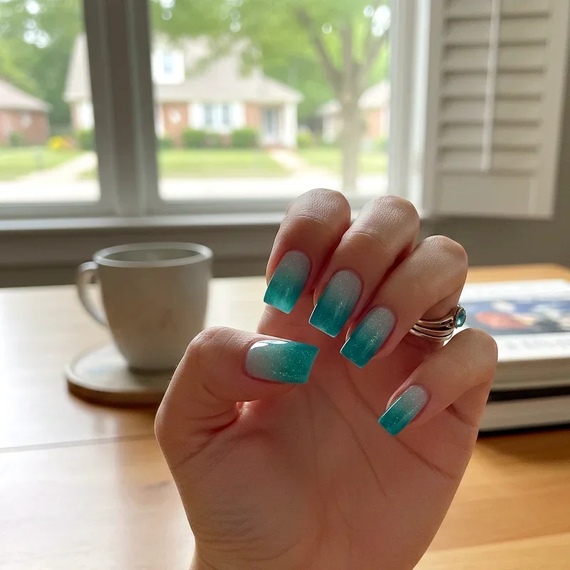 Aquamarine Nail Ideas