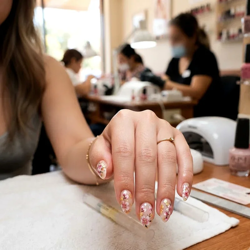 Cherry Blossom Nail Design Ideas