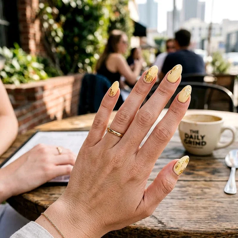 Light Yellow Nail Ideas