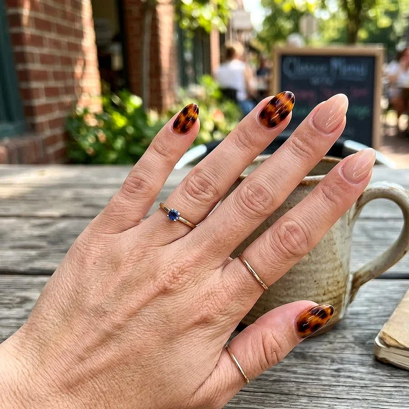 Short Almond Acrylic Nail Ideas