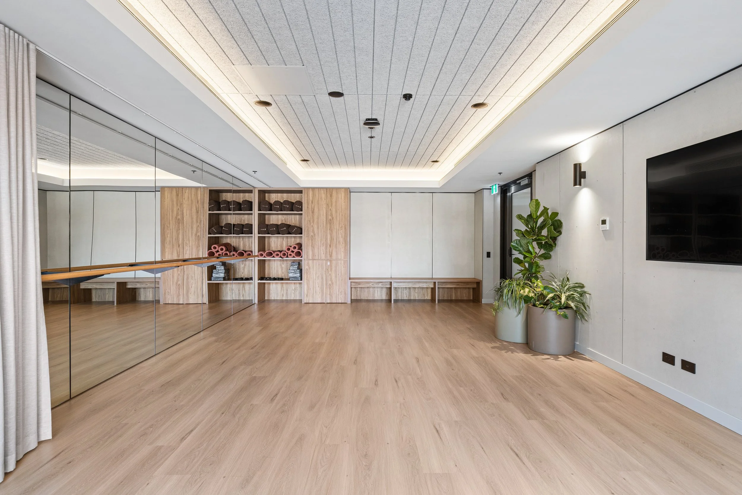 Wellness and yoga studio at Melbourne accommodation