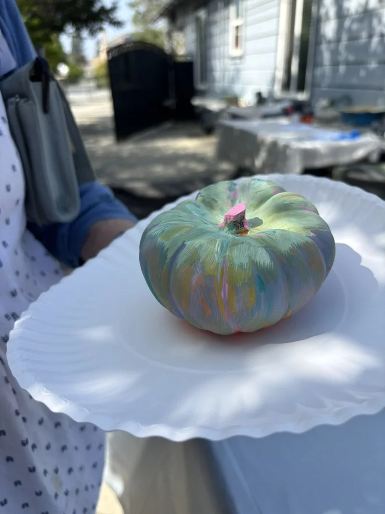 Seniors came together to paint pumpkins and enjoy a relaxing, creative afternoon that encouraged self-expression and community bonding