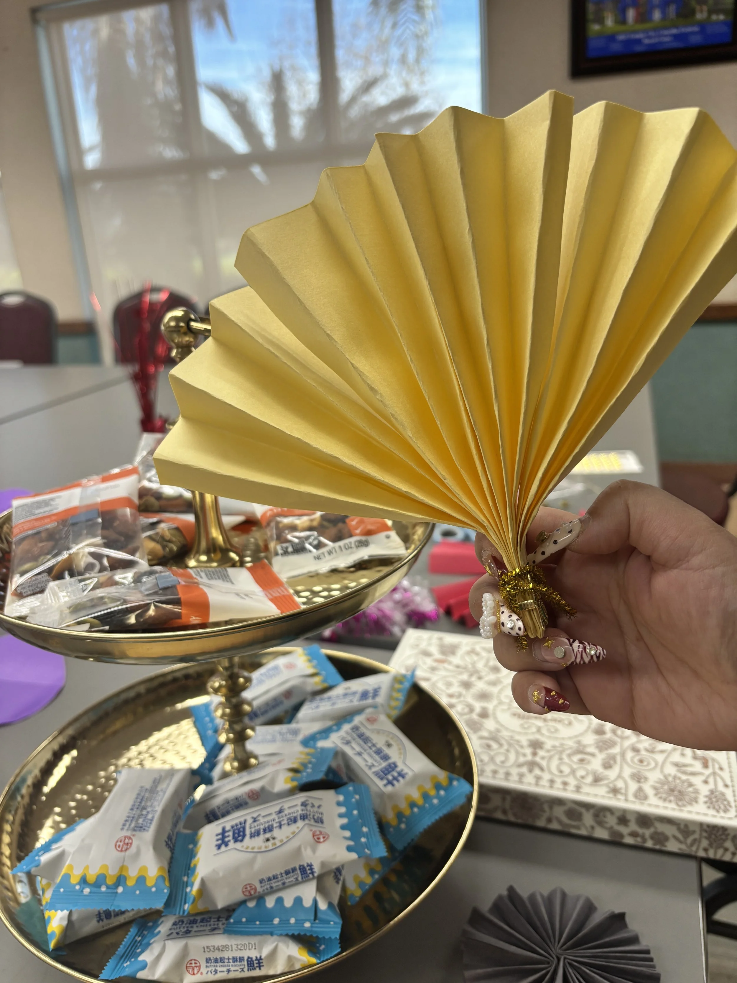 A joyful afternoon of creativity and culture as our community designed their own Lunar New Year fans.