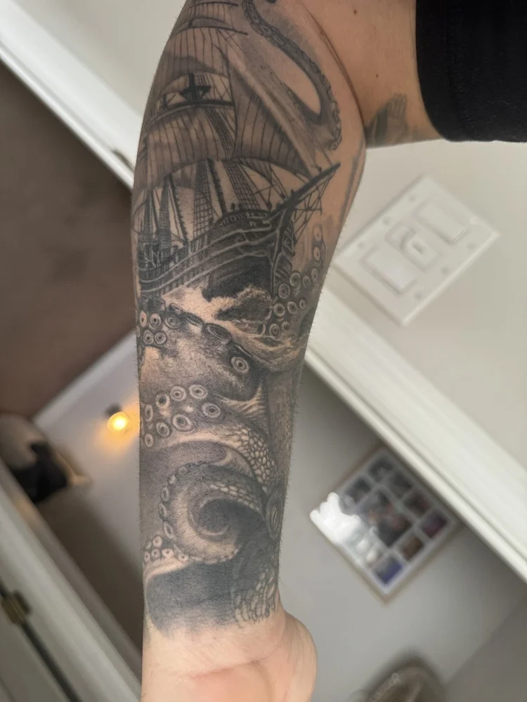 Tattoo by Allan Mandi from Southern Pistoleros's Google review (photo 1 of 3)