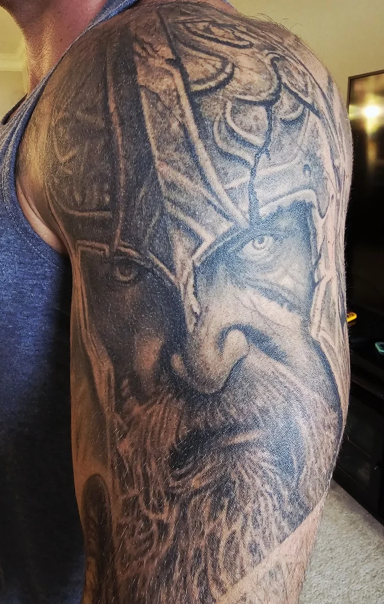 Tattoo by Allan Mandi from Daniel H's Google review