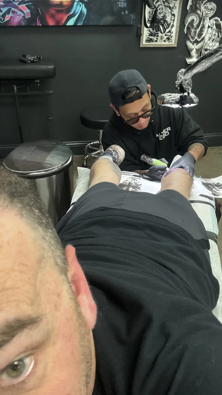 Tattoo by Allan Mandi from george walsh's Google review (photo 3 of 4)