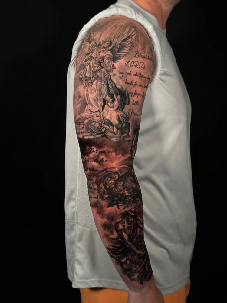 Tattoo by Allan Mandi from James Gentry's Google review (photo 1 of 4)