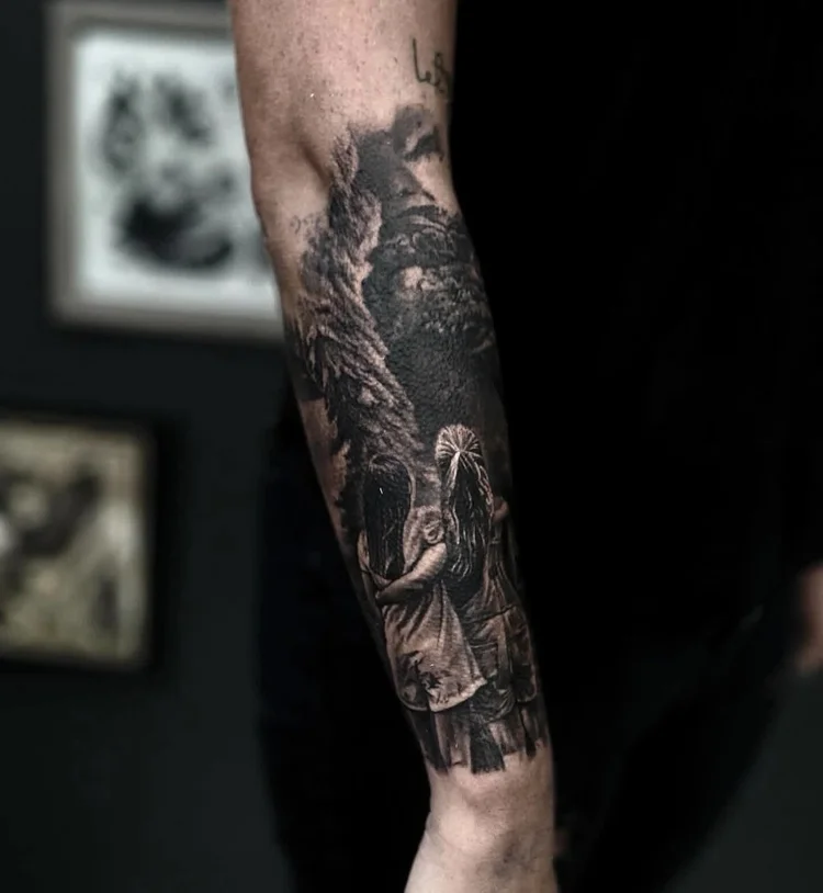 Tattoo by Allan Mandi from Cyera Anderson's Google review