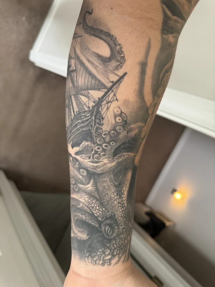 Tattoo by Allan Mandi from Southern Pistoleros's Google review (photo 3 of 3)