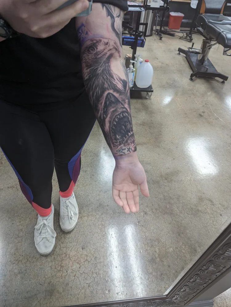 Tattoo by Allan Mandi from Abbigail Golding's Google review (photo 3 of 3)