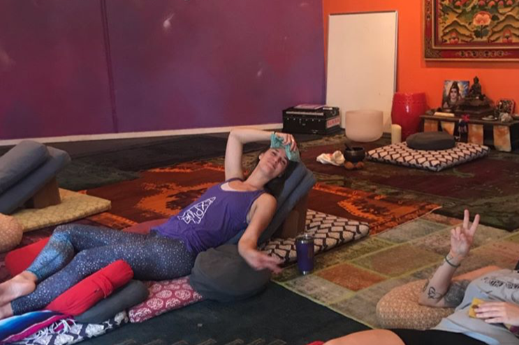August 2019 - iRest yoga nidra practice with Kim Humphrey at Sukha Yoga Austin
