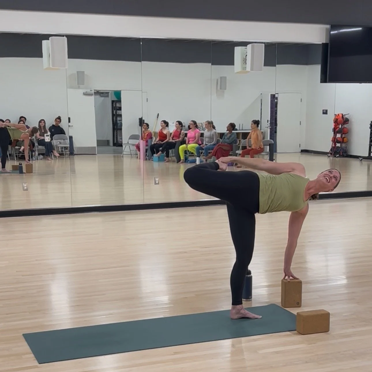 May 2025 - 200-hr yoga teacher training final audition with Ashley McKeachie at Orange Coast College