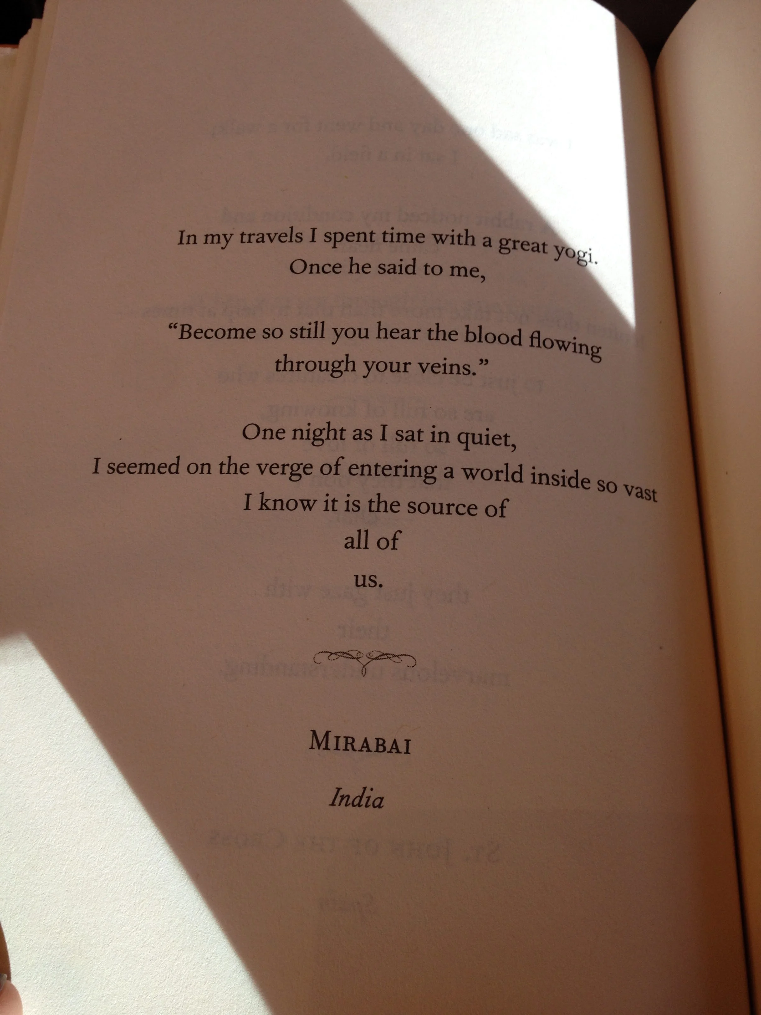 September 2014 - becoming still